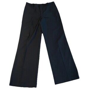 Club Monaco Black Career Dress Pants Womens 10 Stretch Wide Leg Trouser Workwear